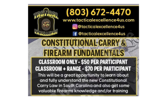 Firearm Fundamentals & Constitutional Carry